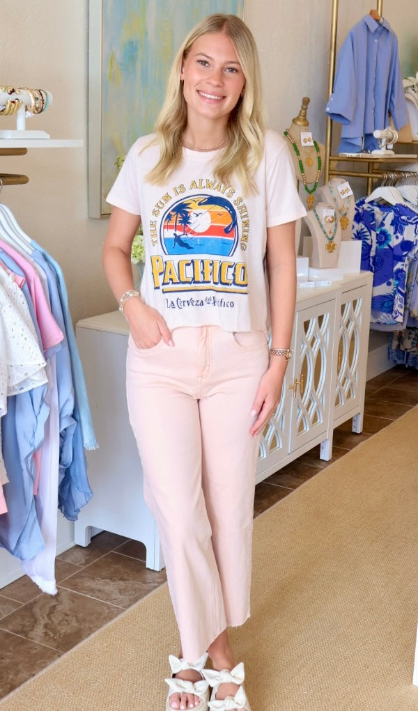 PACIFICO SURF CROP TEE