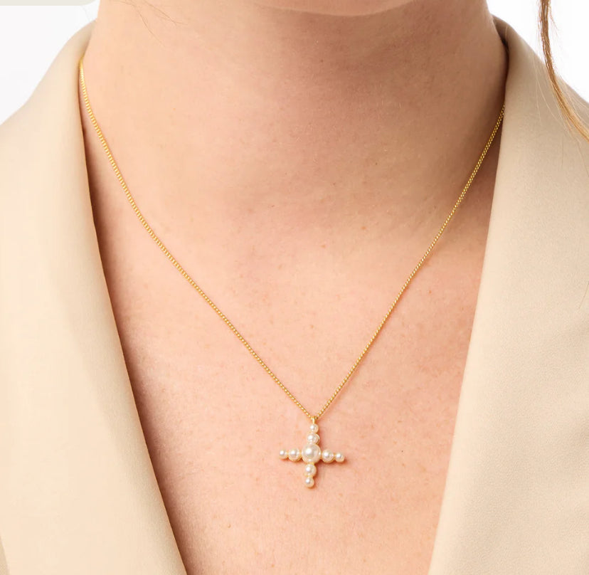 GUMDROP CROSS DELICATE NECKLACE