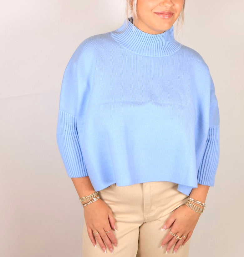 HATTIE SWEATER - LT. BLUE