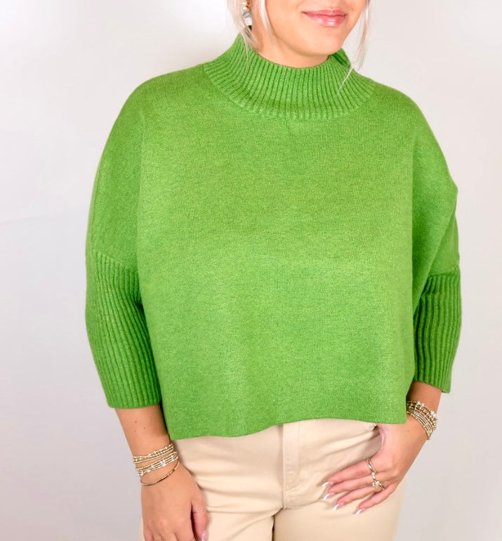 HATTIE SWEATER - WINTER GREEN