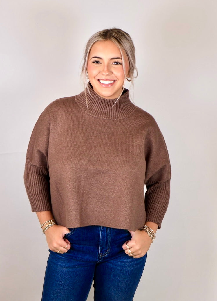 HATTIE SWEATER - MOCHA