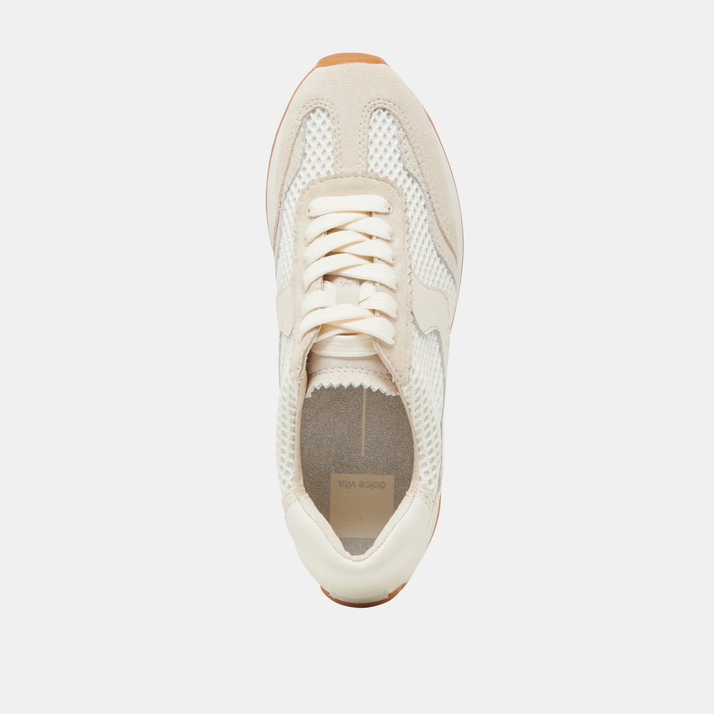 B.NTCD MESH WHITE WOVEN SNEAKERS