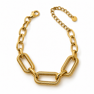 TRIPLE OVAL LINK BRACELET