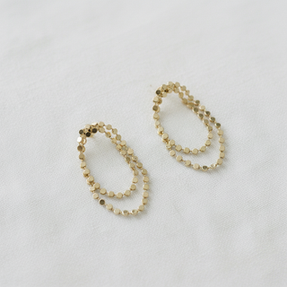 POLKA DOT TASSEL EARRINGS