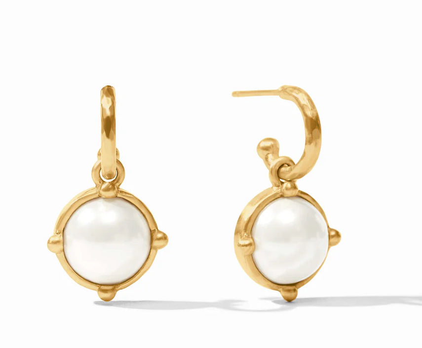 HONEY BEE HOOP & CHARM EARRING