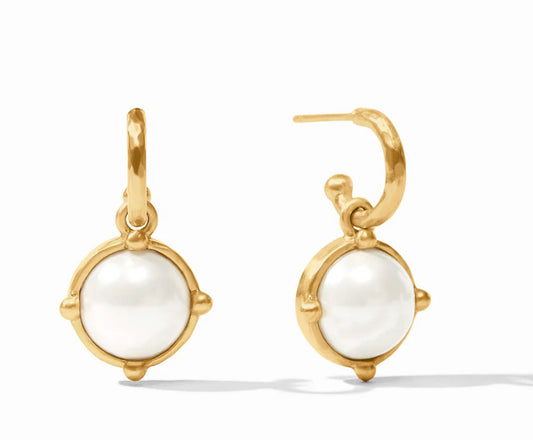 HONEY BEE HOOP & CHARM EARRING