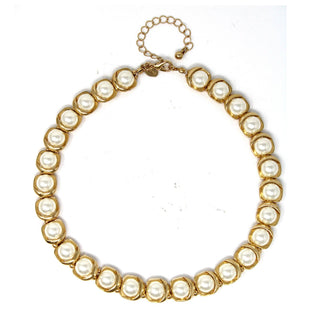 GOLD COIN PEARL NECKLACE