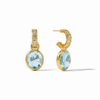 JOLIE HOOP AMD CHARM EARRING