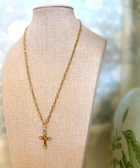 4 POINT CROSS NECKLACE