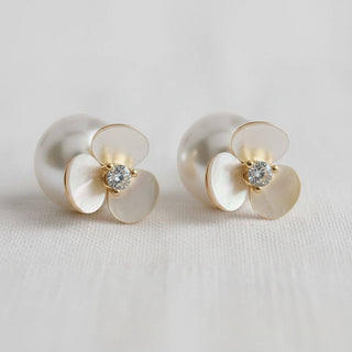 SHELL BLOSSOM STUDS
