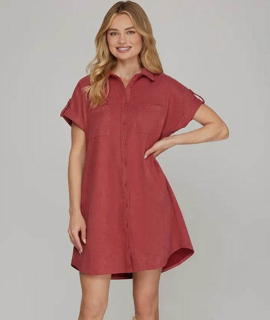 MARSALA DRESS