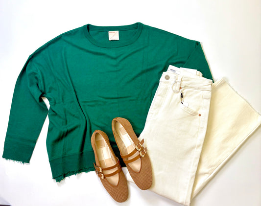 PRESTON SWEATER - EMERALD