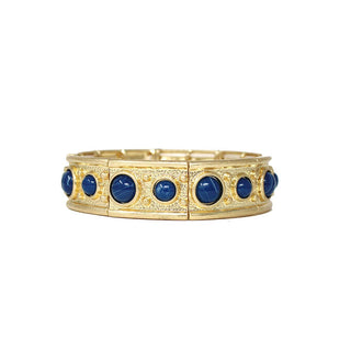 GOLD AND NAVY BRACELET