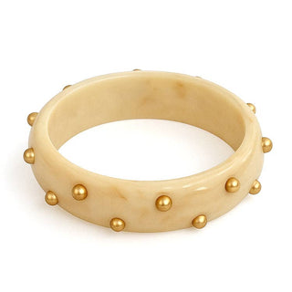 ACRYLIC GOLD STUDDED BANGLE