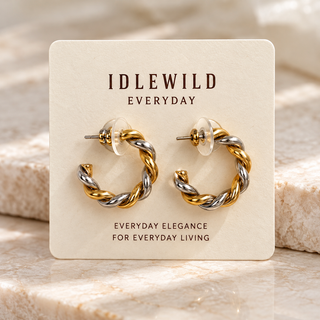 MIXED TWISTED METAL HOOPS