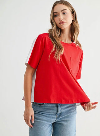 JAIDYN TOP - RED