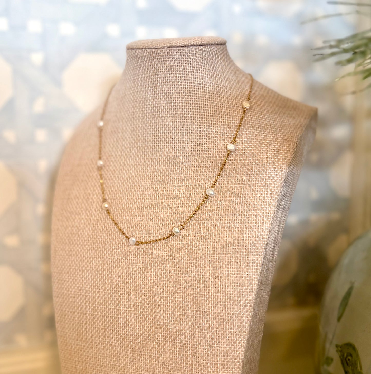 PEARL ETERNITY NECKLACE