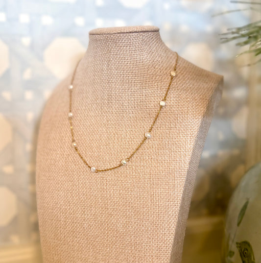 PEARL ETERNITY NECKLACE