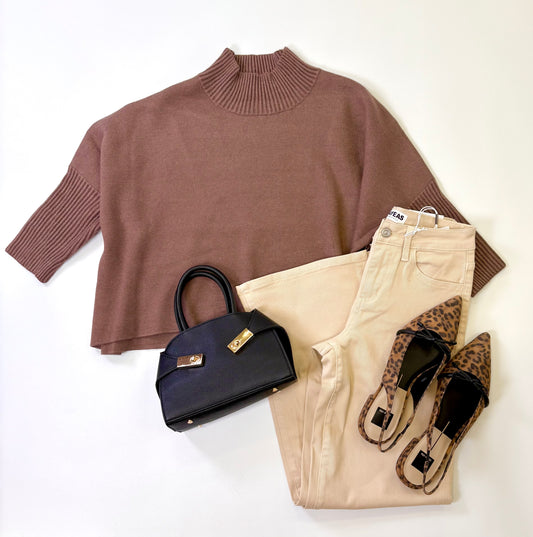 HATTIE SWEATER - MOCHA
