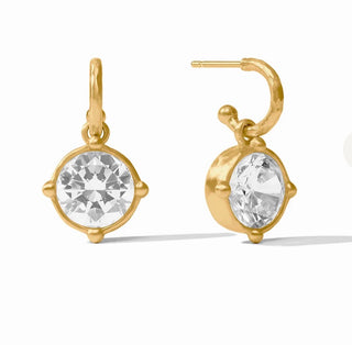 HONEYBEE HOOP AND CHARM EARRING