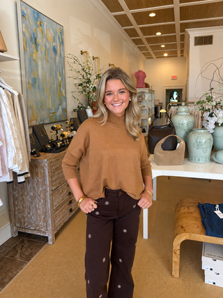 AJA TOP - WALNUT