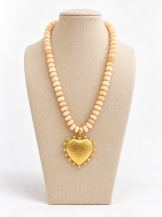 ELOSIE PUFF HEART NECKLACE