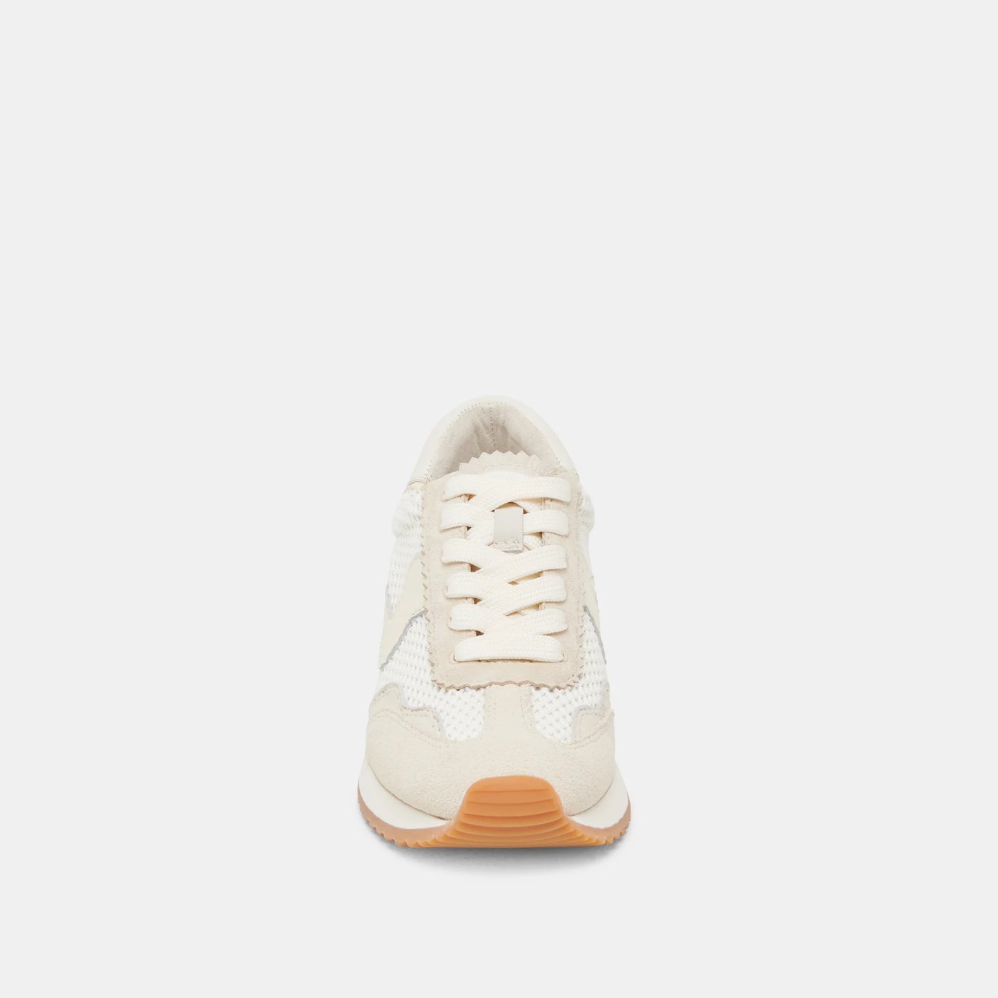 B.NTCD MESH WHITE WOVEN SNEAKERS