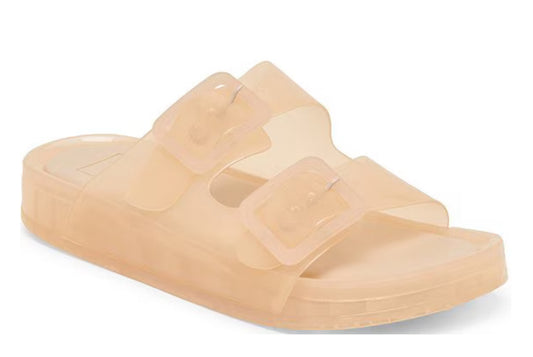 JULIO PRALINE VINYL SANDALS