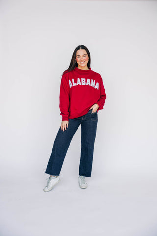 ALABAMA GINGHAM MOCKNECK