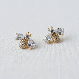 MINI CZ BEE STUD