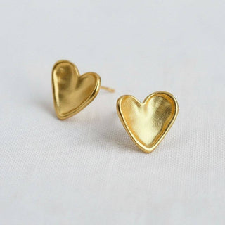 PAIGE VINTAGE HEART STUDS