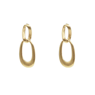 OPEN DOUBLE LOOP EARRINGS