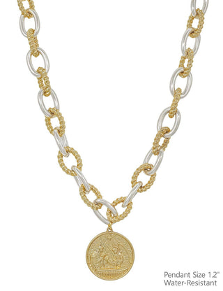 CHUNKY CHAIN GOLD NECKLACE